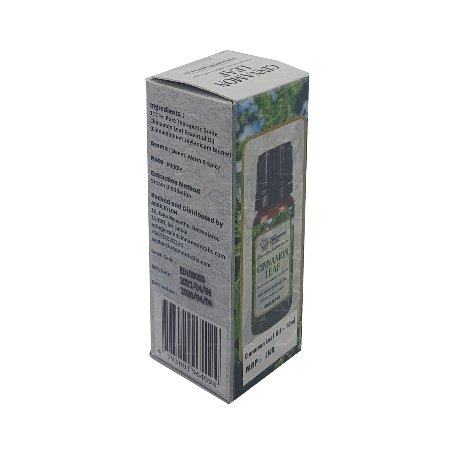 Ätherisches Zimtblattöl von Ceylon Cinnamon Trails (10 ml)