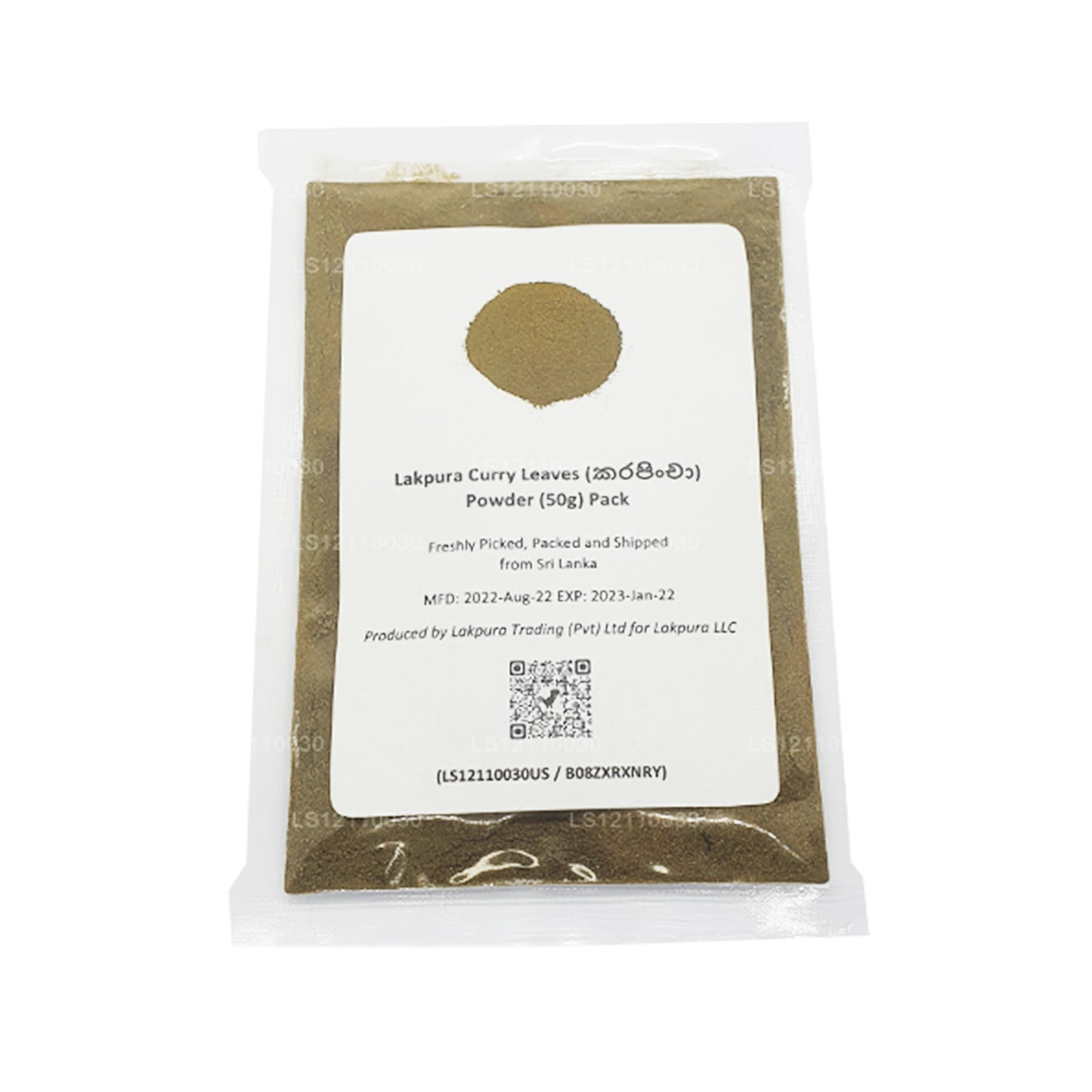 Lakpura Dehydriertes Curryblattpulver (100 g)