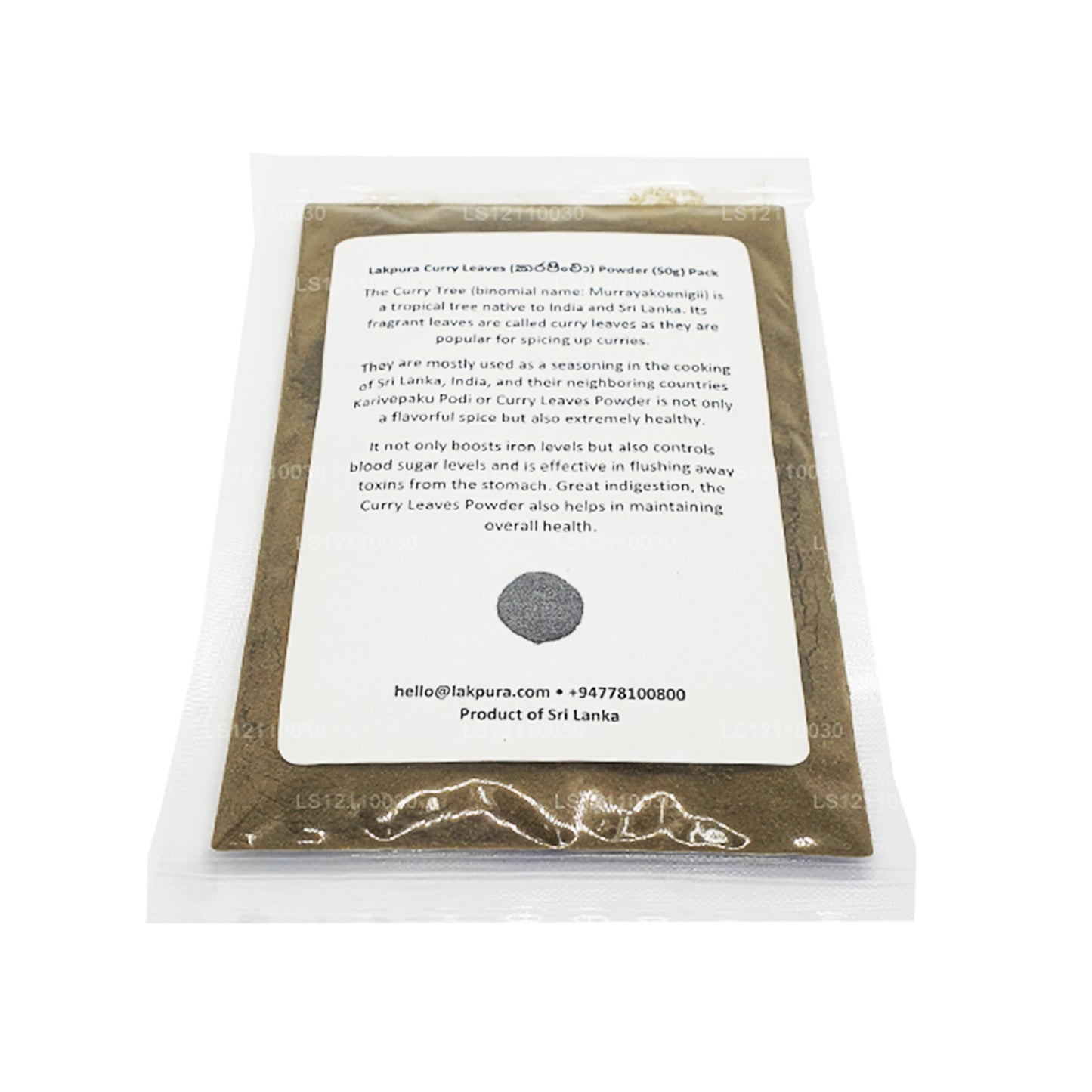Lakpura Dehydriertes Curryblattpulver (100 g)
