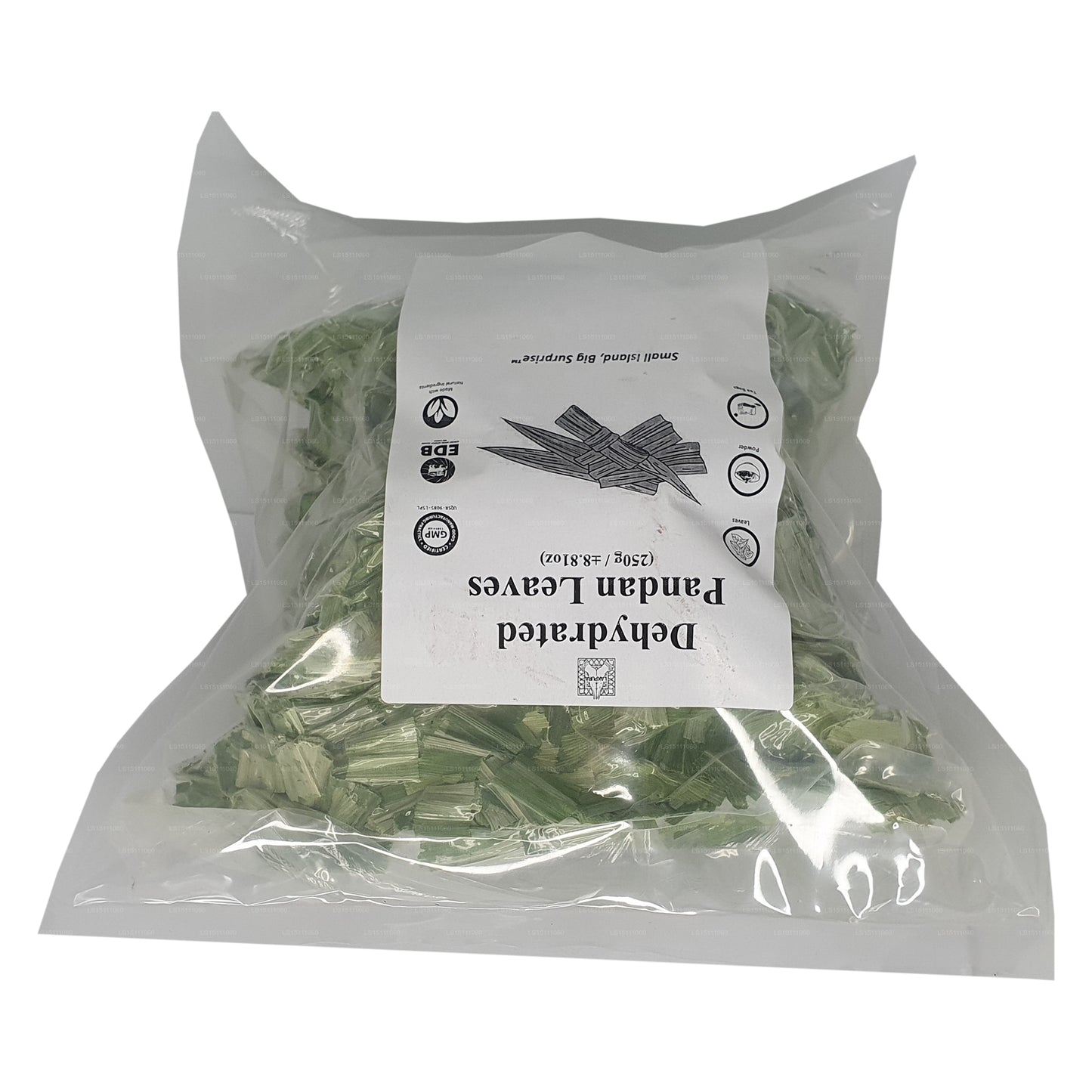 Lakpura Dehydrierte Pandan-Rampenblätter