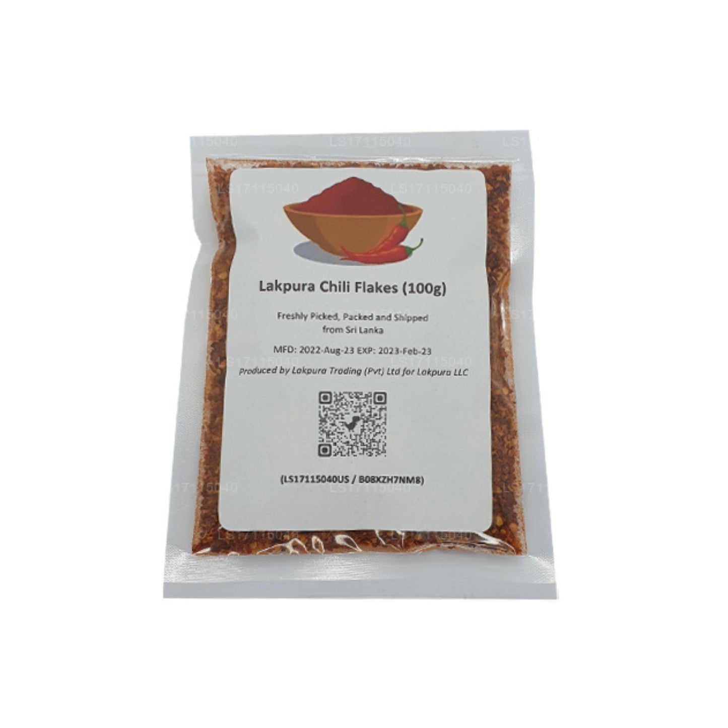 Lakpura-Chiliflocken