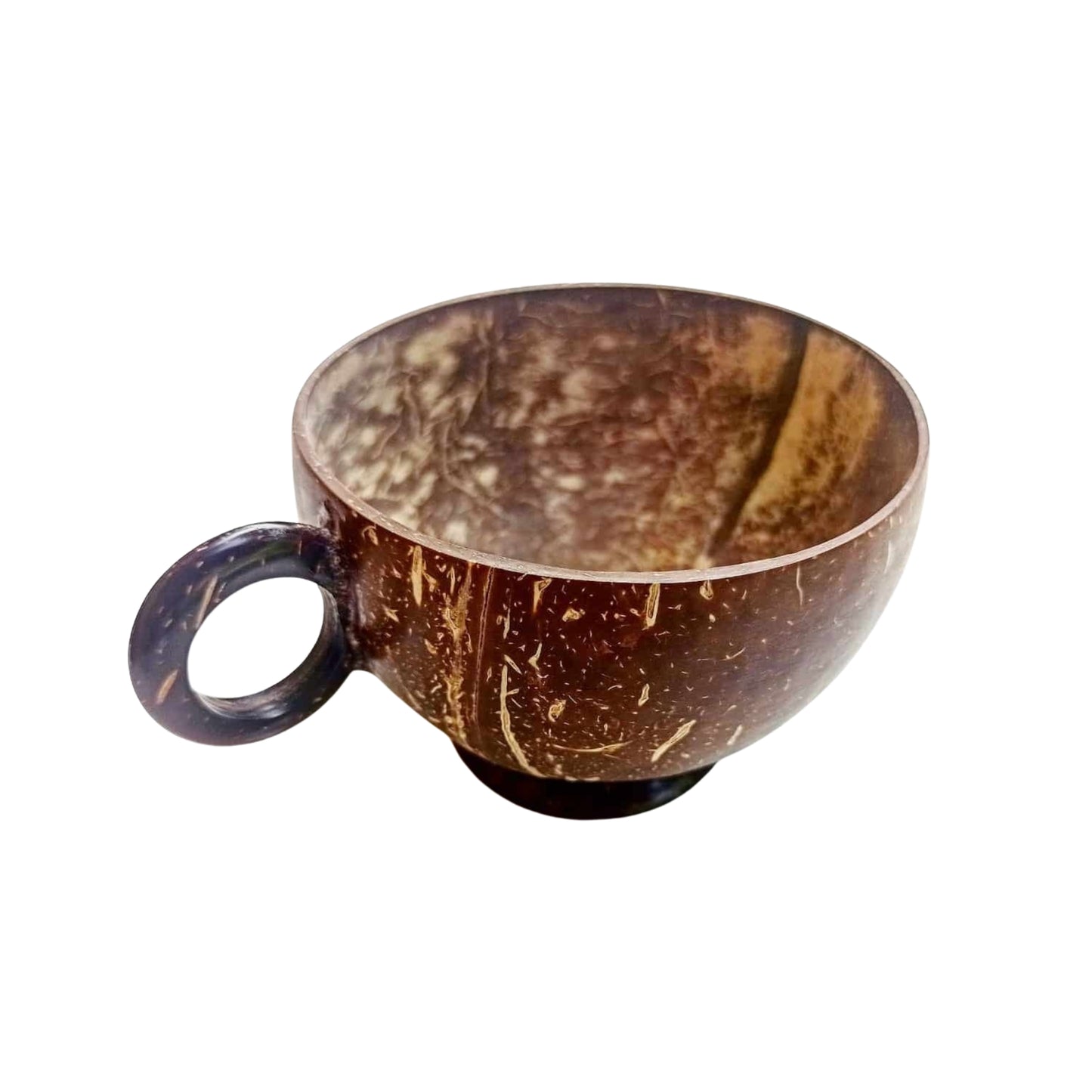 Kokosnussschalenbecher