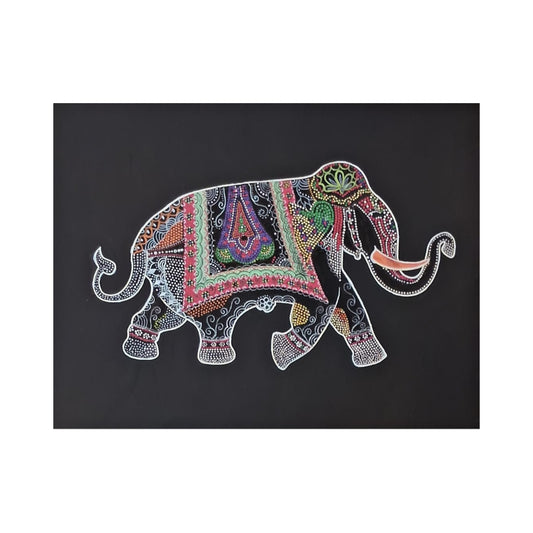 Lakpura® Majestätischer Elefanten Wandkunst