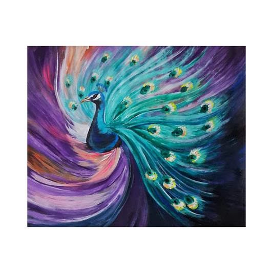 Lakpura® Pfauen Wandkunst