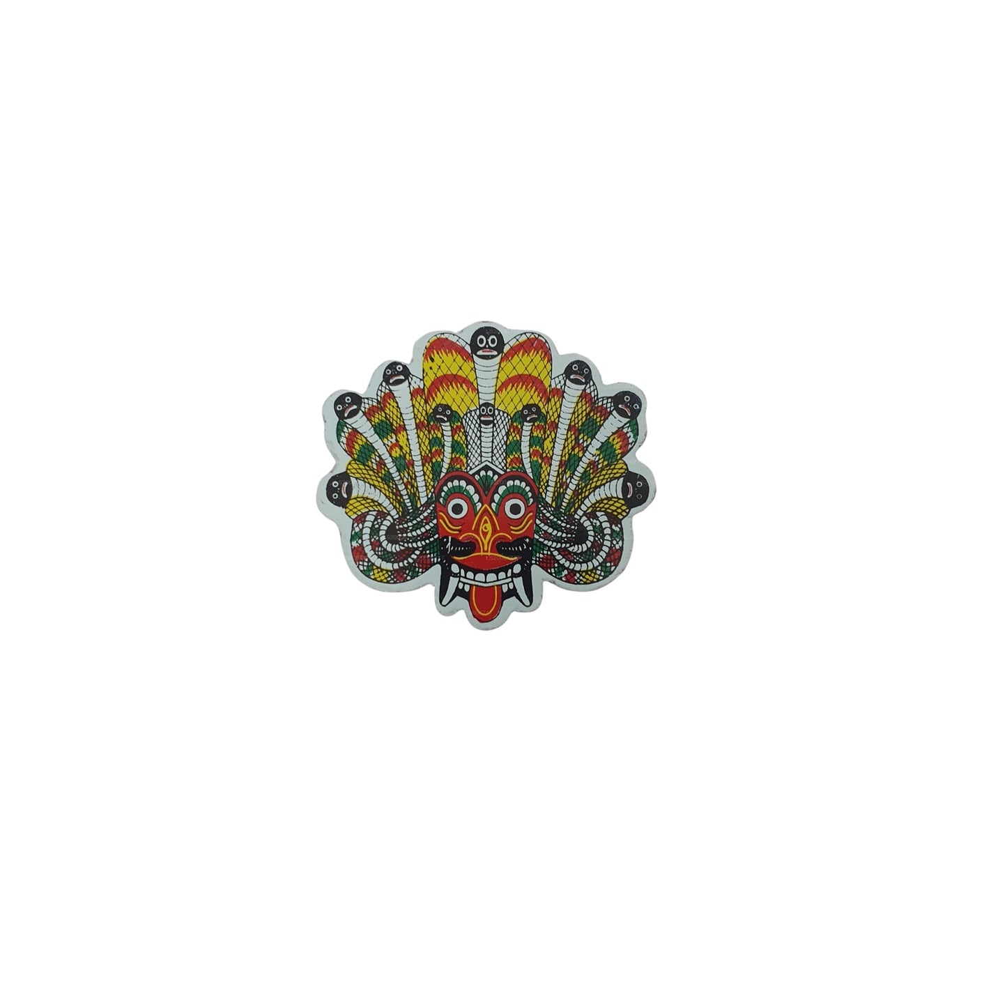 Lakpura® Rathnakuta Raksha Maske Kühlschrankmagnet