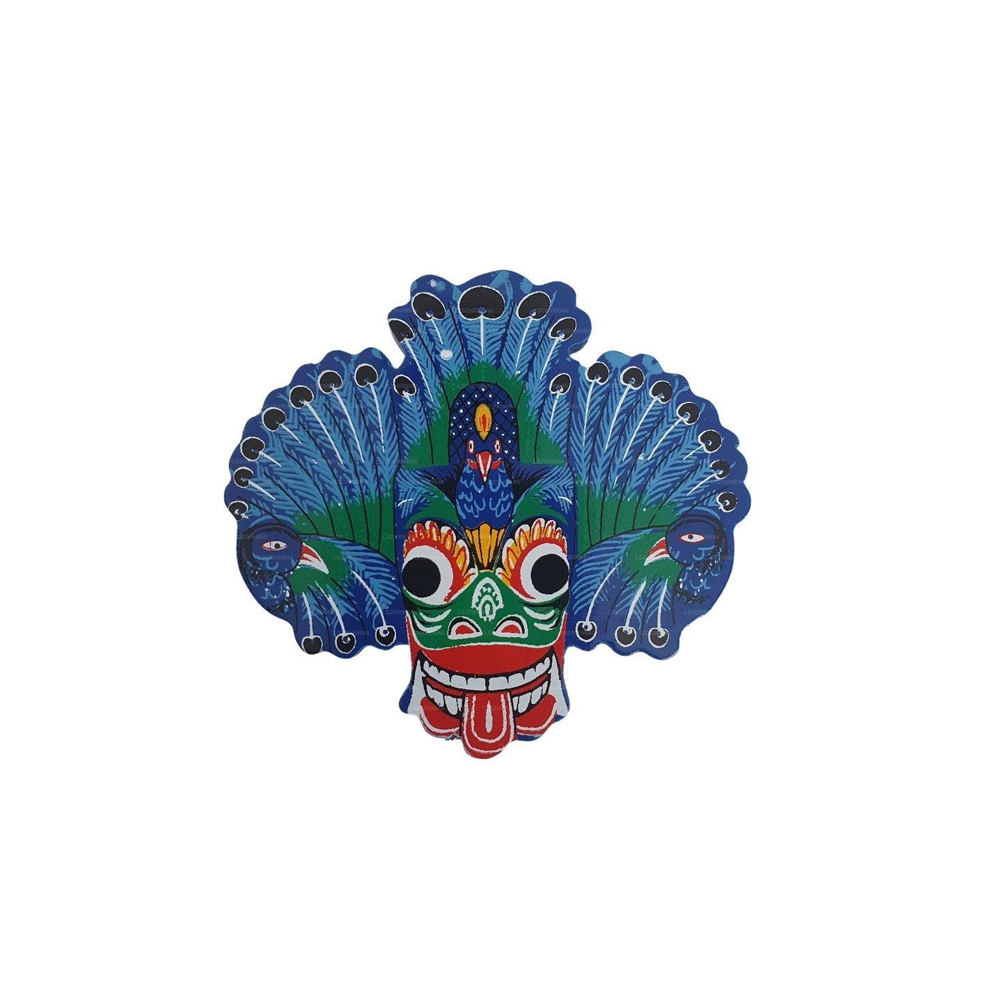Lakpura® Mayura Raksha Maske Kühlschrankmagnet