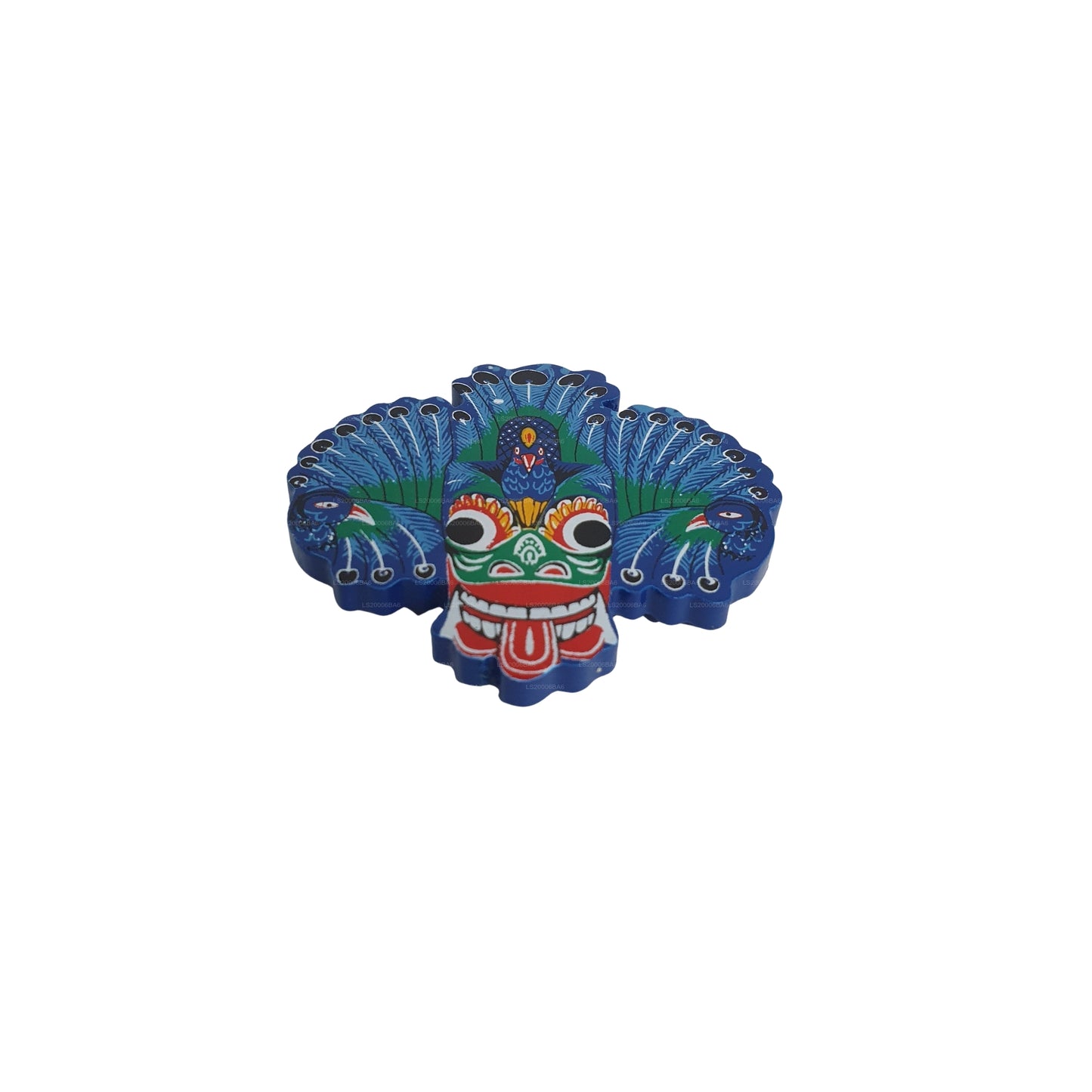 Lakpura® Mayura Raksha Maske Kühlschrankmagnet