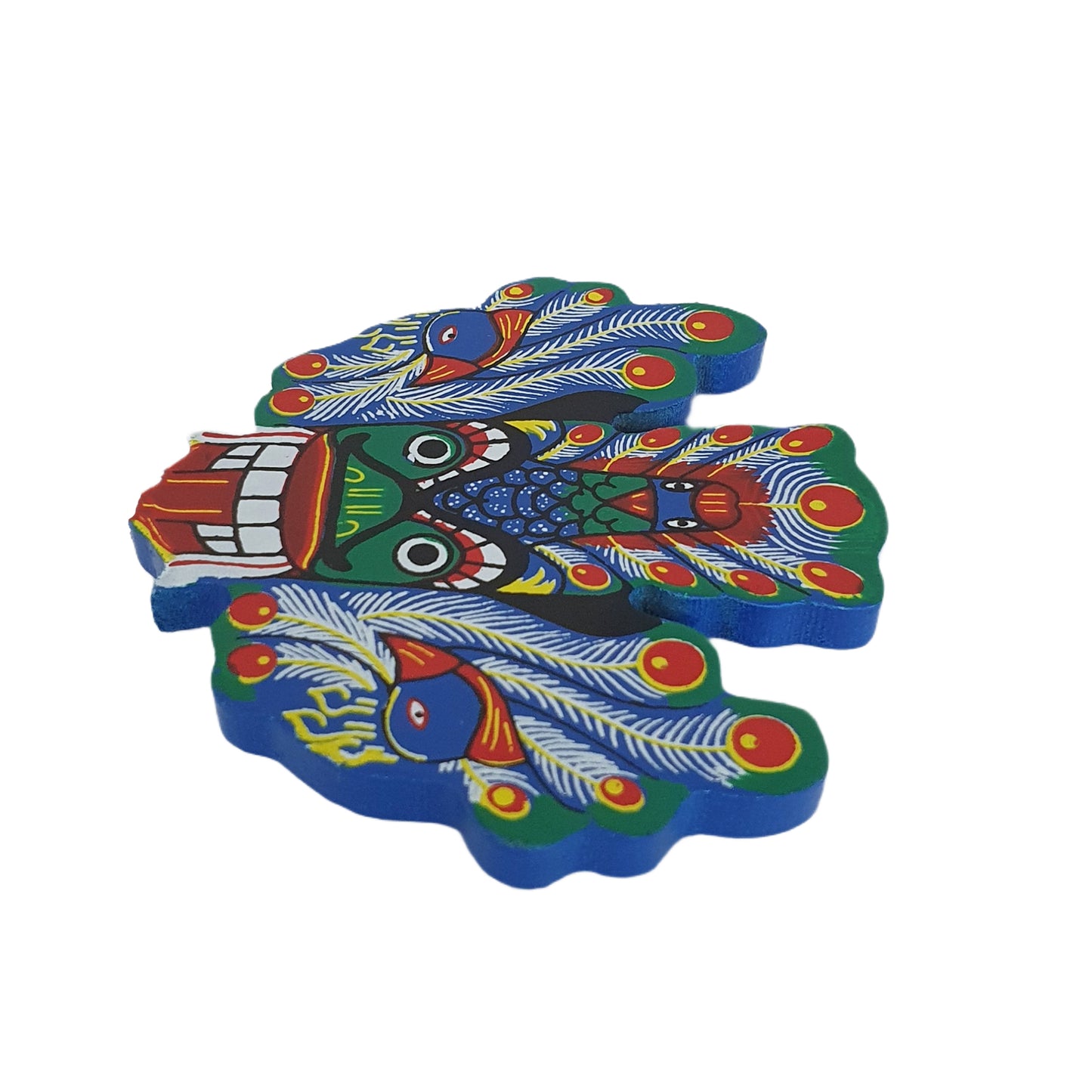 Lakpura® Mayura Raksha Maske Kühlschrankmagnet