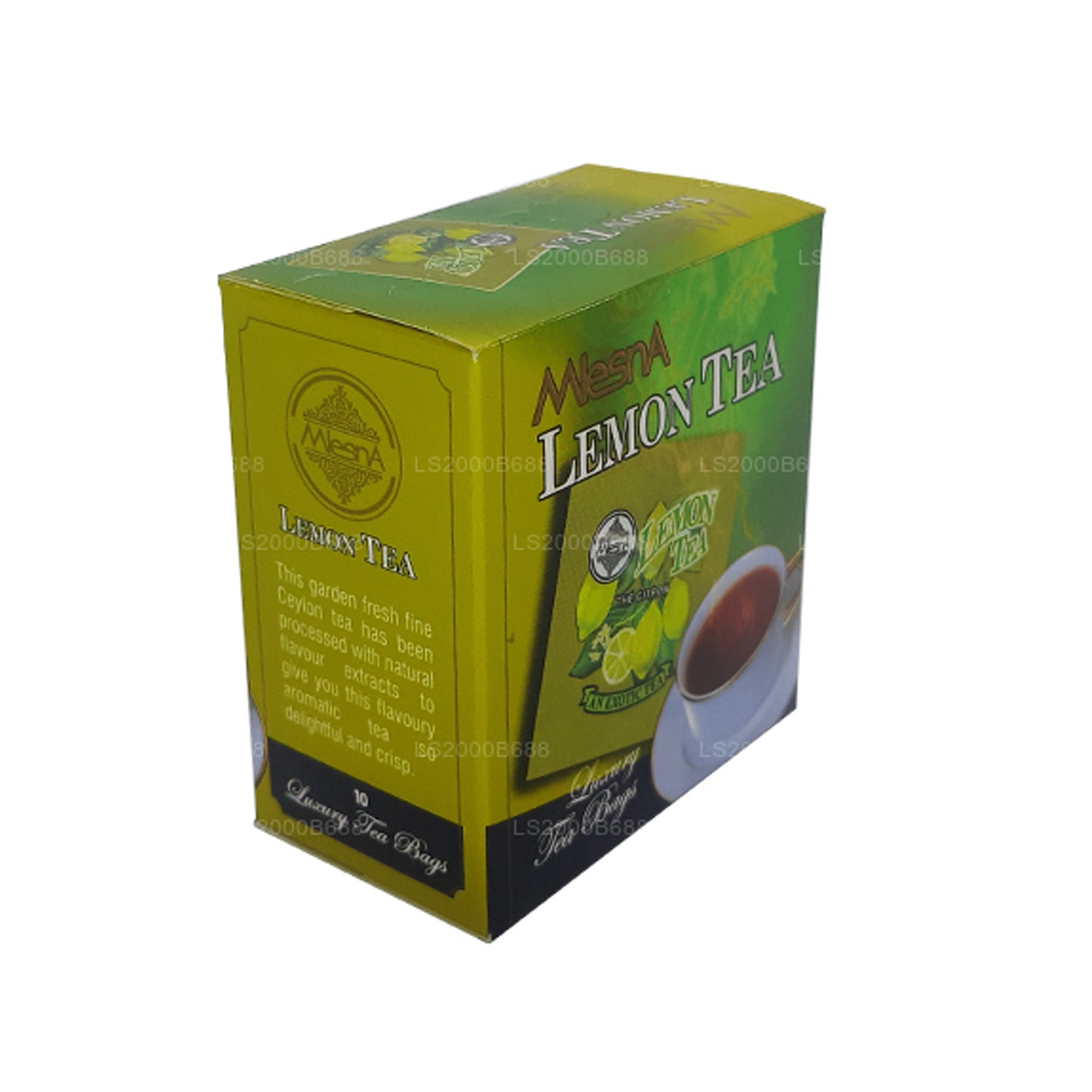 Mlesna Zitronentee (20 g), 10 luxuriöse Teebeutel