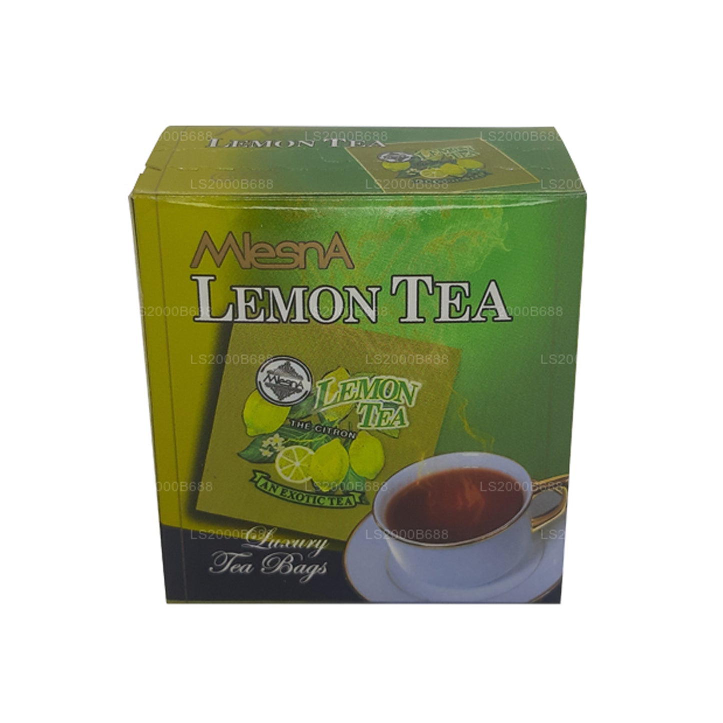 Mlesna Zitronentee (20 g), 10 luxuriöse Teebeutel