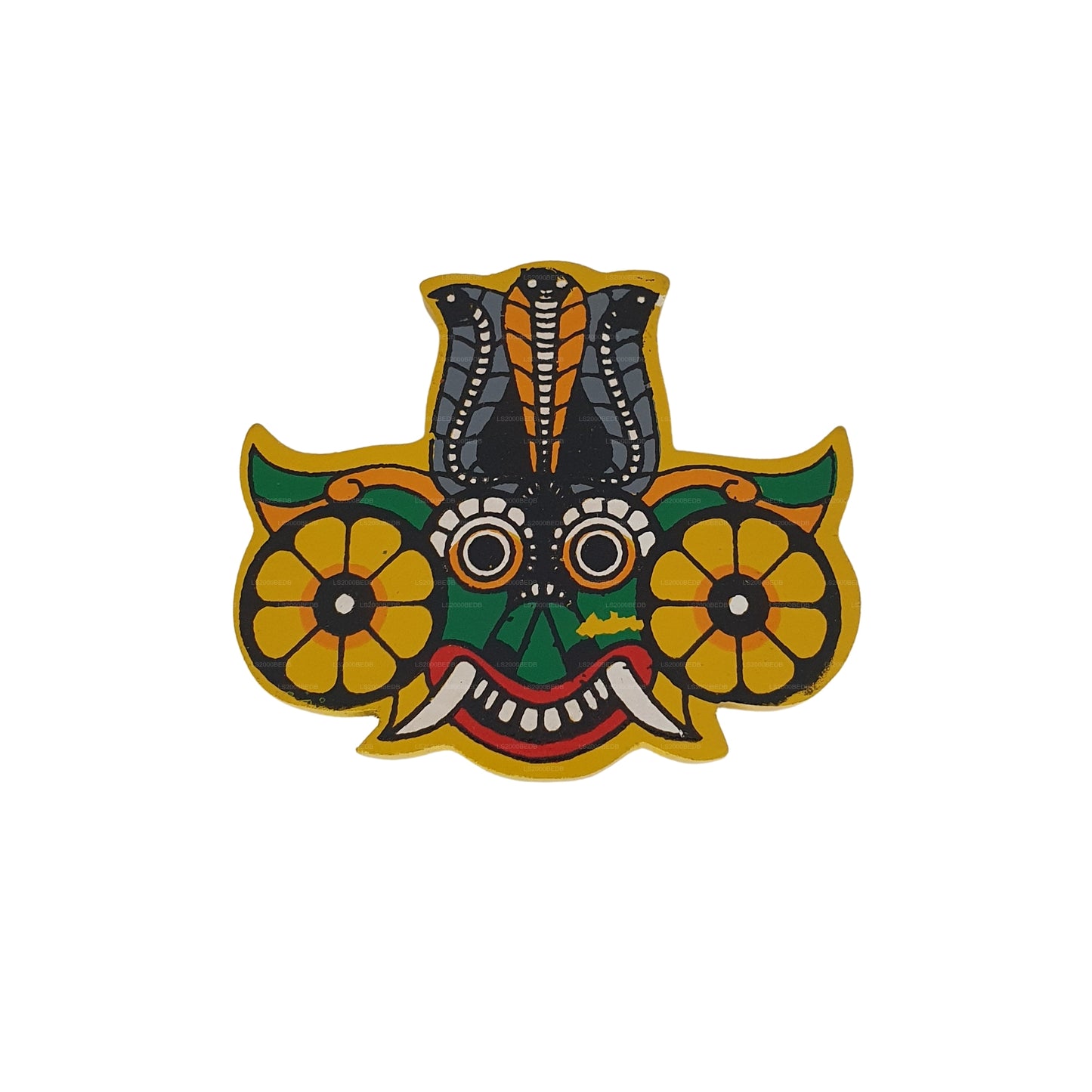 Lakpura® Gara Raksha Maske Kühlschrankmagnet