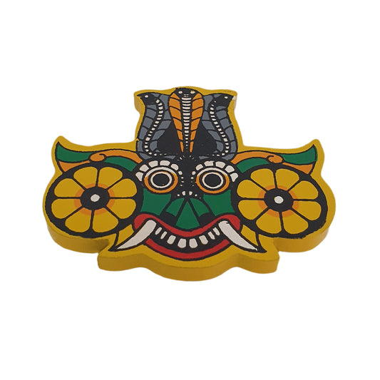 Lakpura® Gara Raksha Maske Kühlschrankmagnet