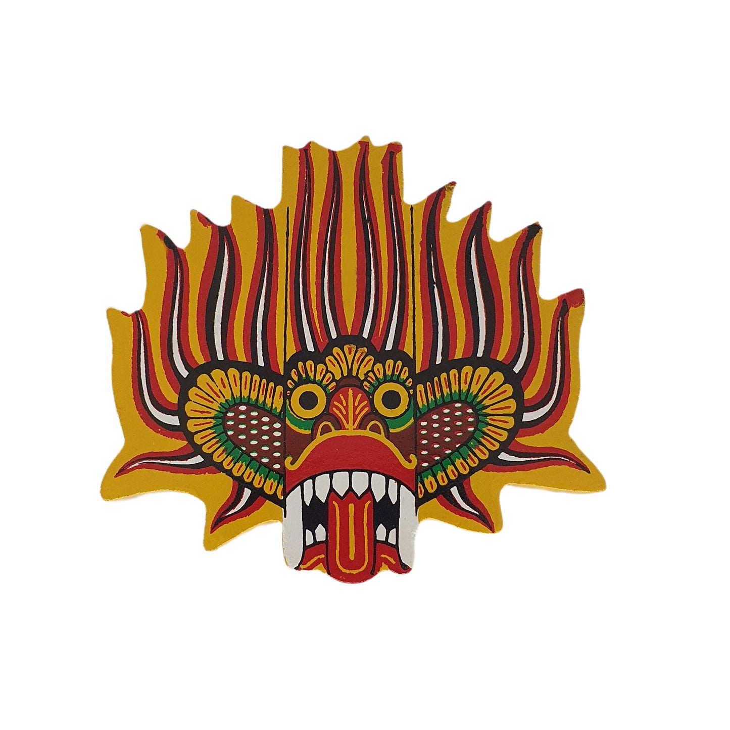 Lakpura® Ginidal Raksha Maske Kühlschrankmagnet