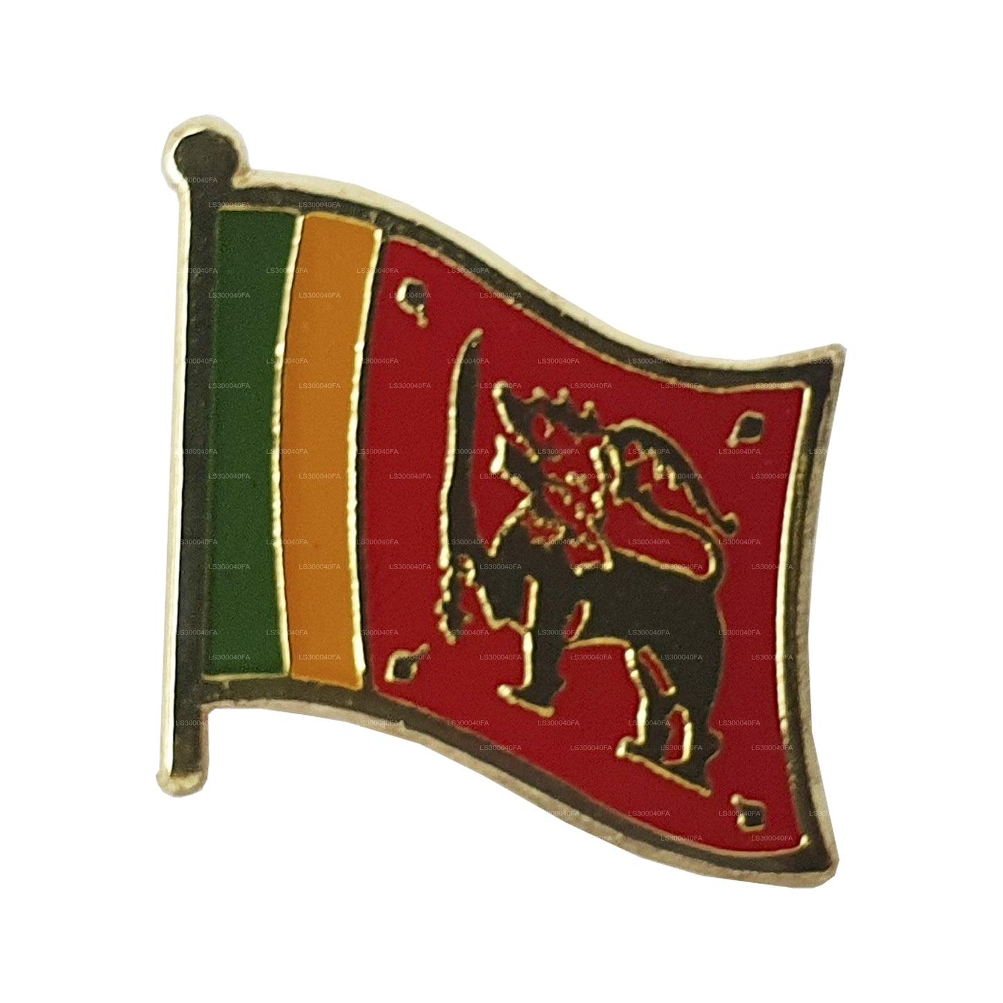 Anstecknadel mit sri-lankischer Nationalflagge