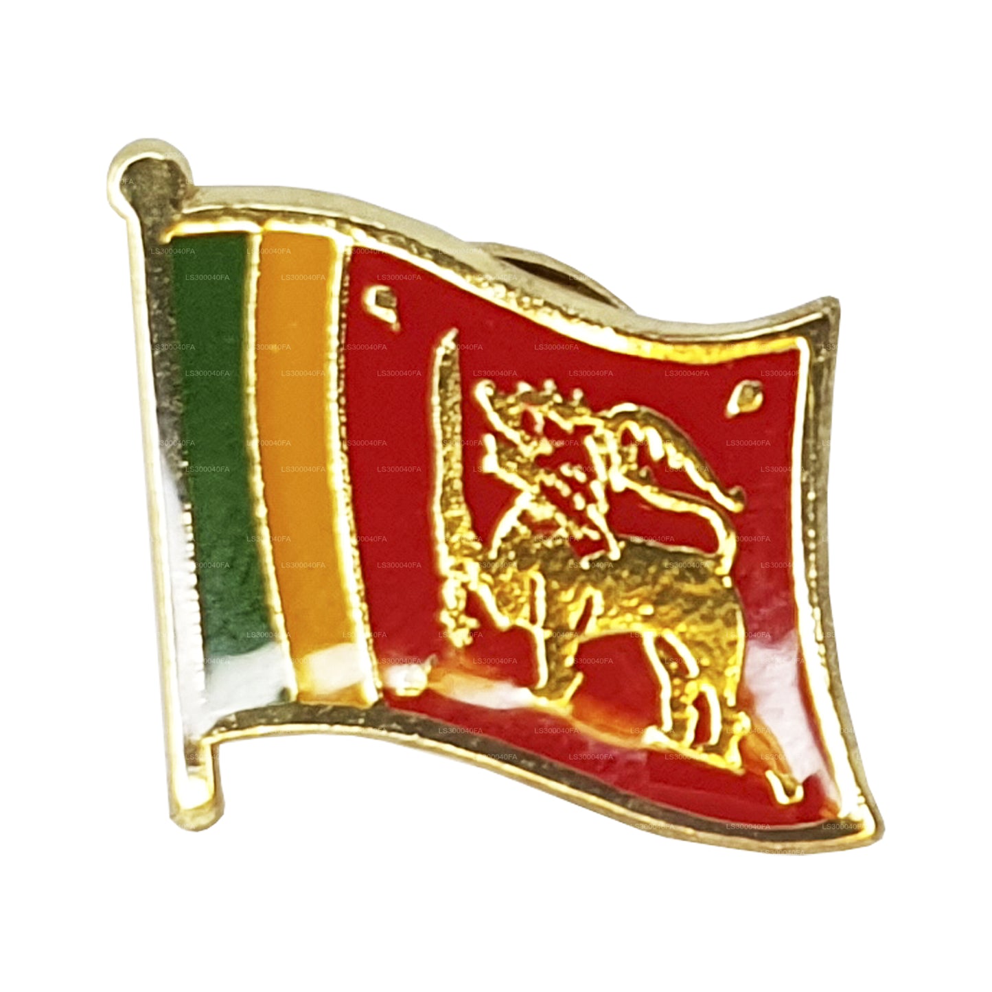 Anstecknadel mit sri-lankischer Nationalflagge