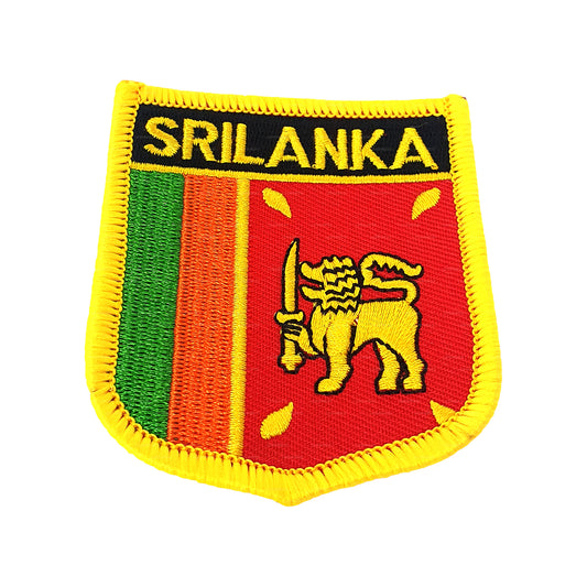 Lakpura Sri Lanka Nationalflagge Stoffabzeichen