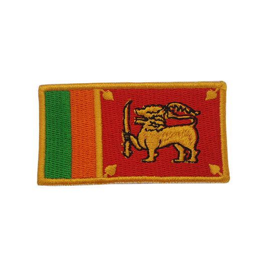 Lakpura Sri Lanka Nationalflagge Stoffabzeichen