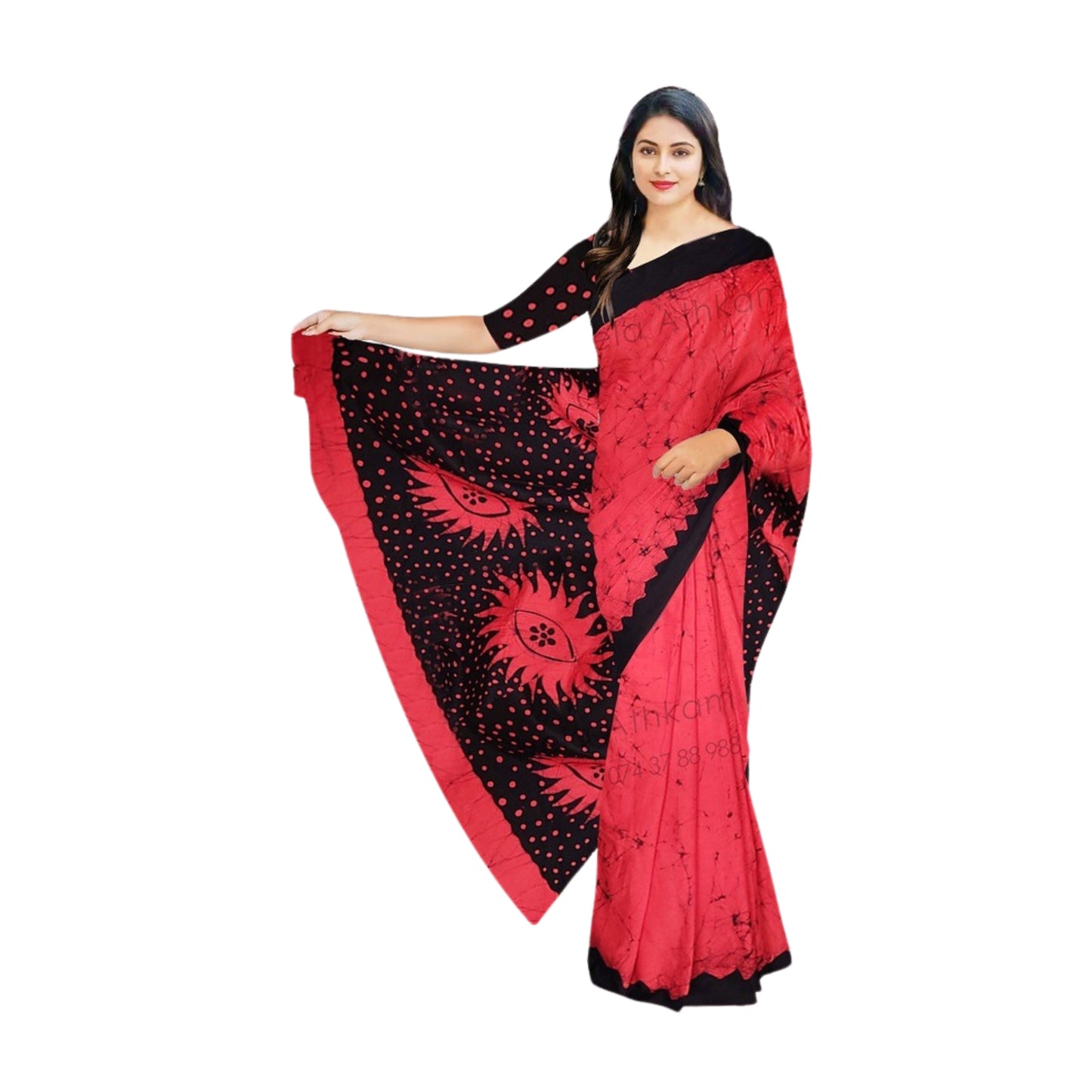 Voile Saree/Super Voile Mix-Farben