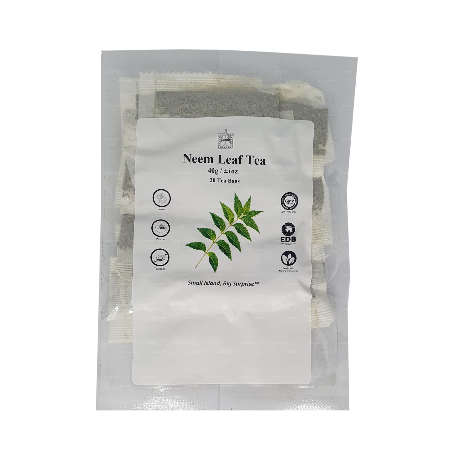 Lakpura Neemblatt-Tee (40 g) 20 Teebeutel