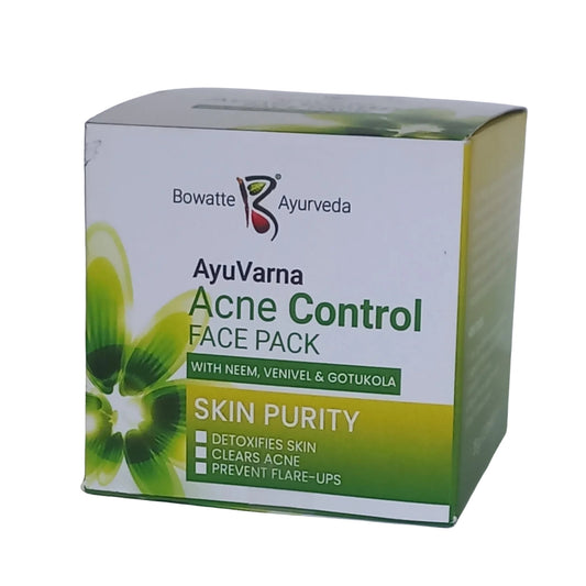 Bowatte Ayu Varna Gesichtsmaske gegen Akne (35 g)