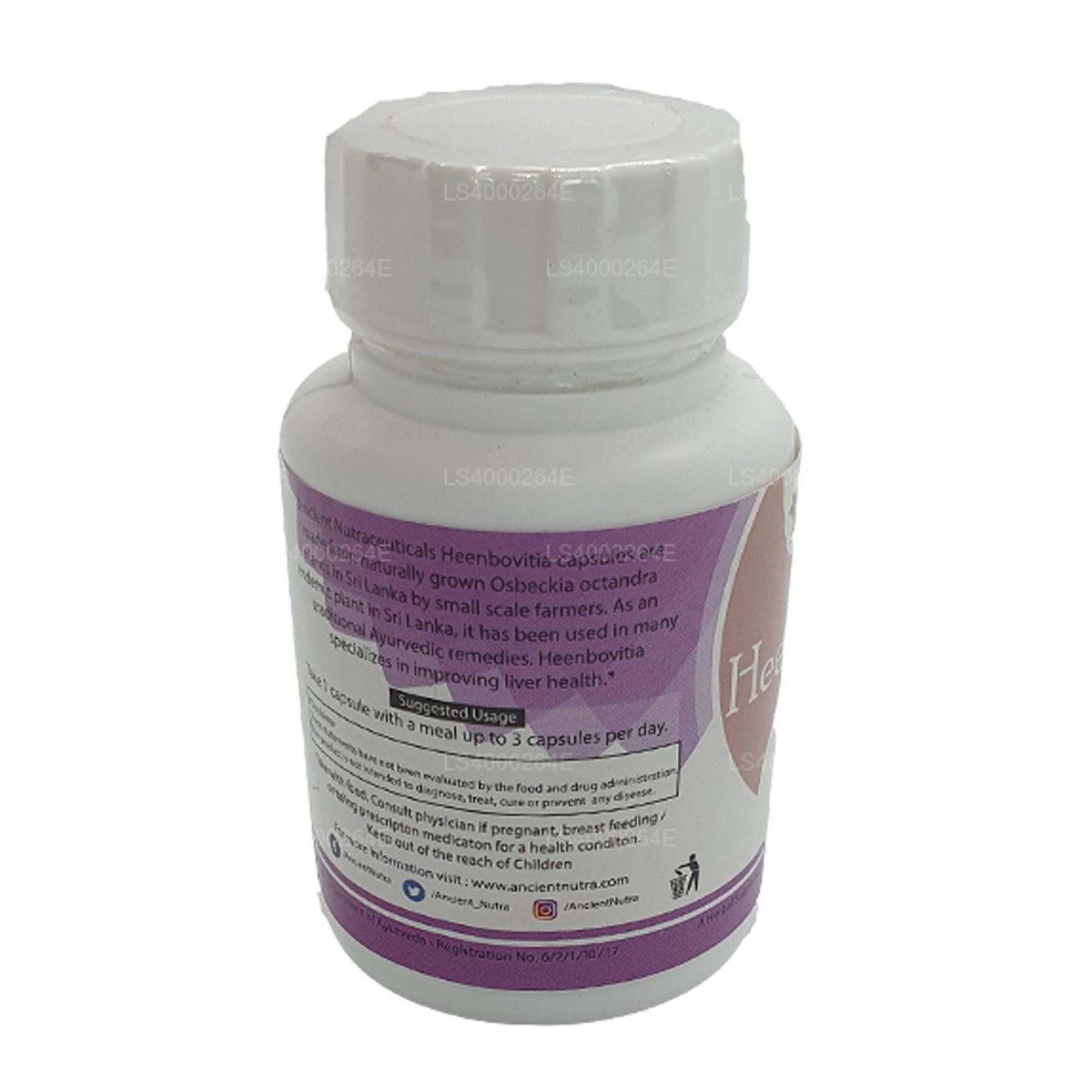 Ancient Nutraceuticals Bio Heen Bovitiya (60 g x 650 mg Gemüsekapseln)