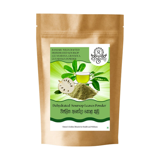 Ransaru Wildcrafted Dehydrated Soursop (Guanabana, Graviola, Guyabano) Pulver
