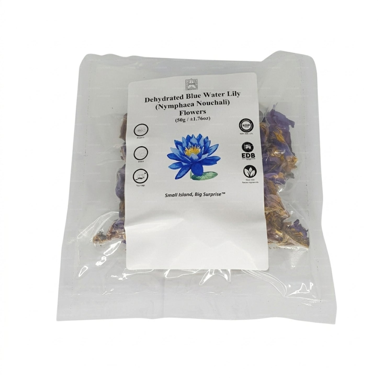 Lakpura® Dehydriert blaue Seerosenblüten
