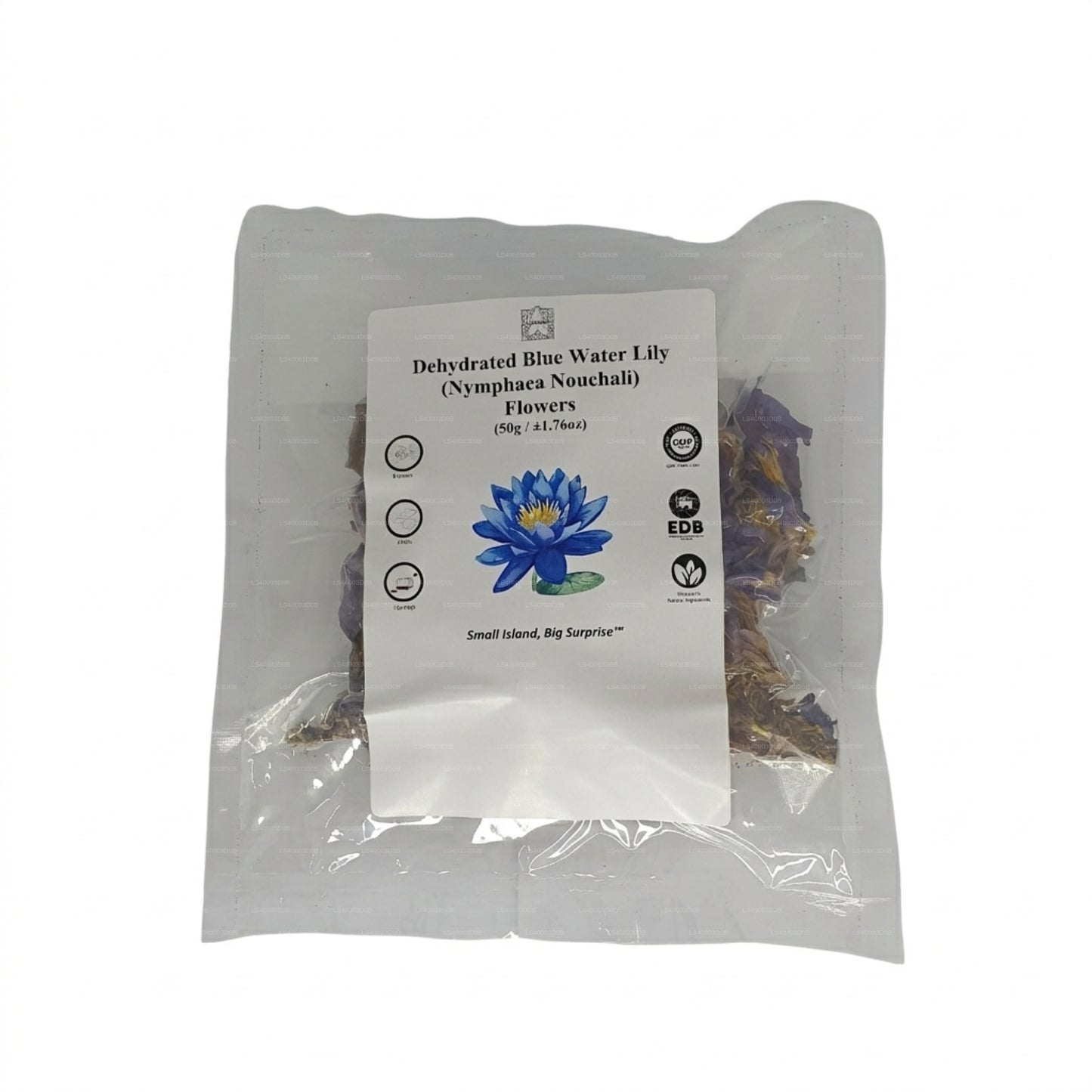 Lakpura® Dehydriert blaue Seerosenblüten
