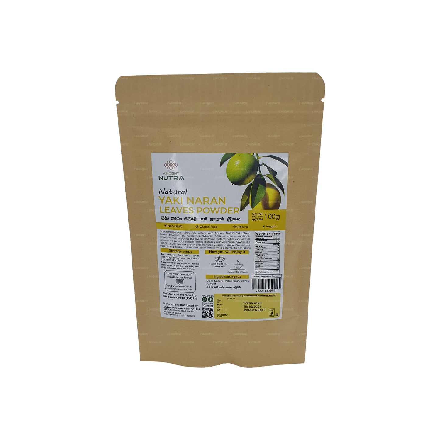 Ancient Nutra Yaki Naran Blätter Pulver (100g)