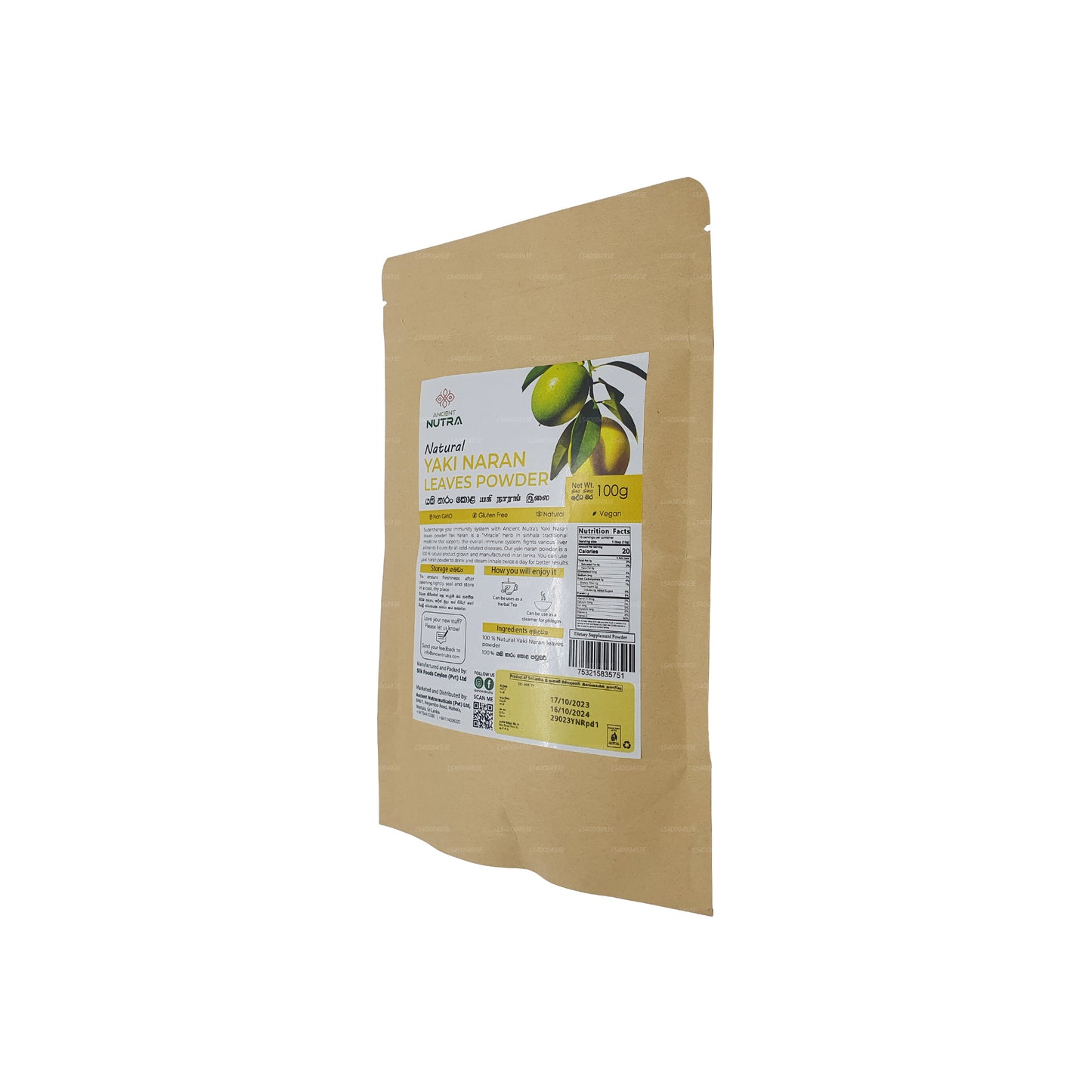 Ancient Nutra Yaki Naran Blätter Pulver (100g)