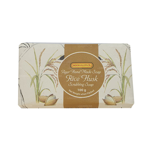 Siddhalepa Ayur handgemachte Reisschalen-Reinigungsseife (100 g)