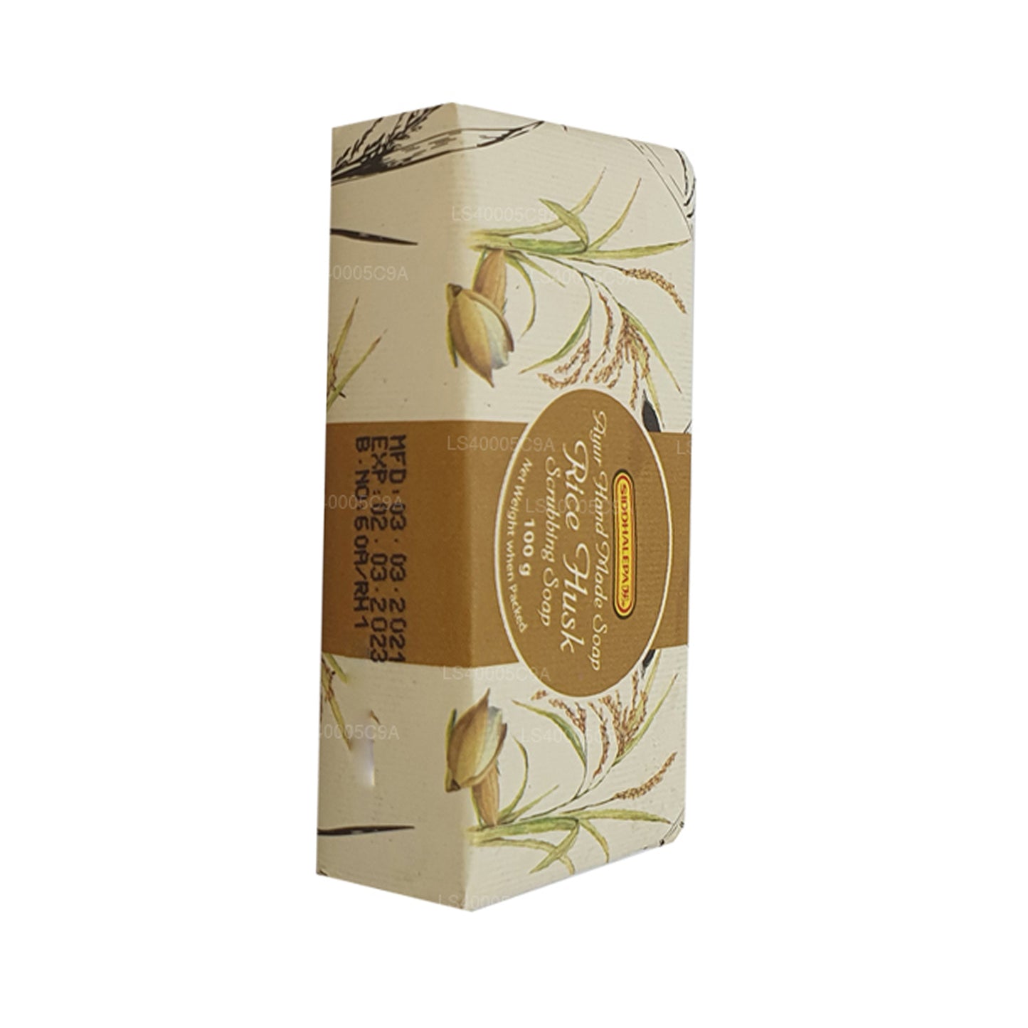 Siddhalepa Ayur handgemachte Reisschalen-Reinigungsseife (100 g)