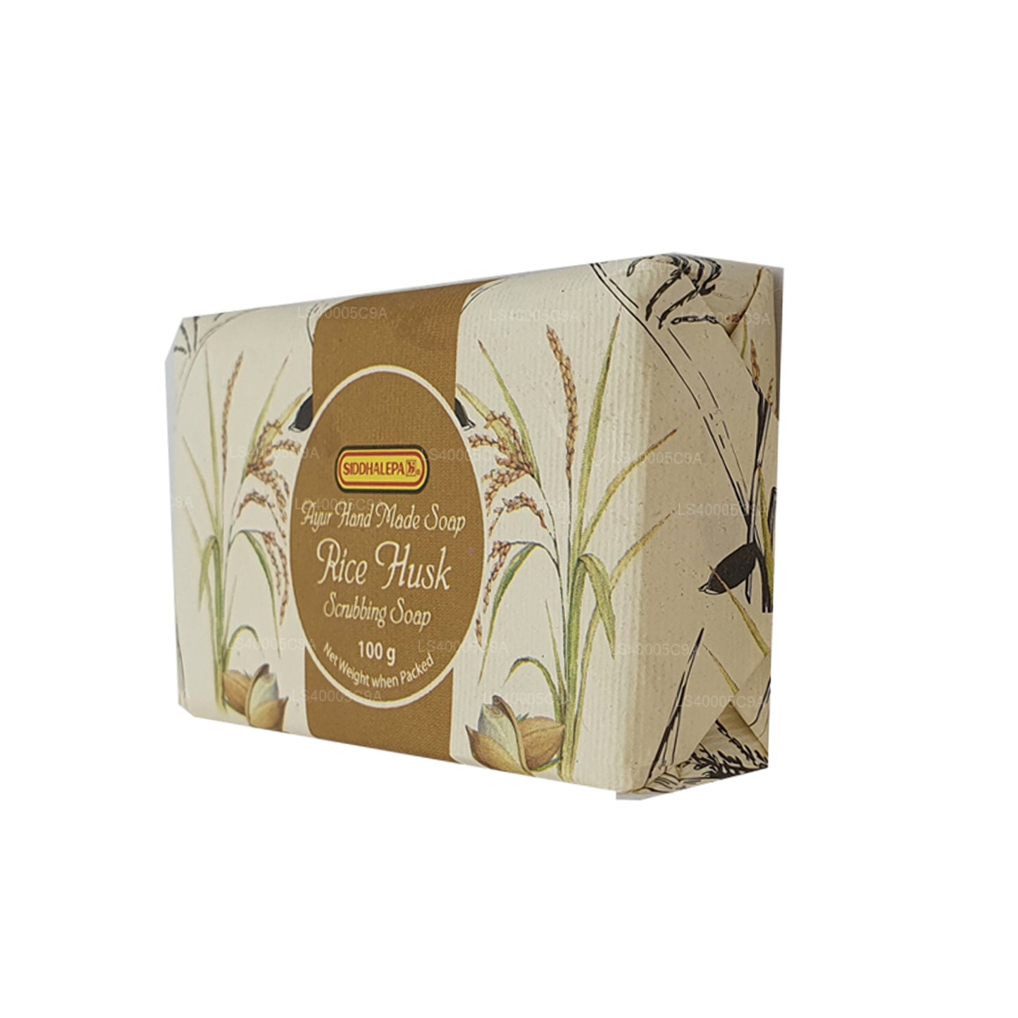 Siddhalepa Ayur handgemachte Reisschalen-Reinigungsseife (100 g)
