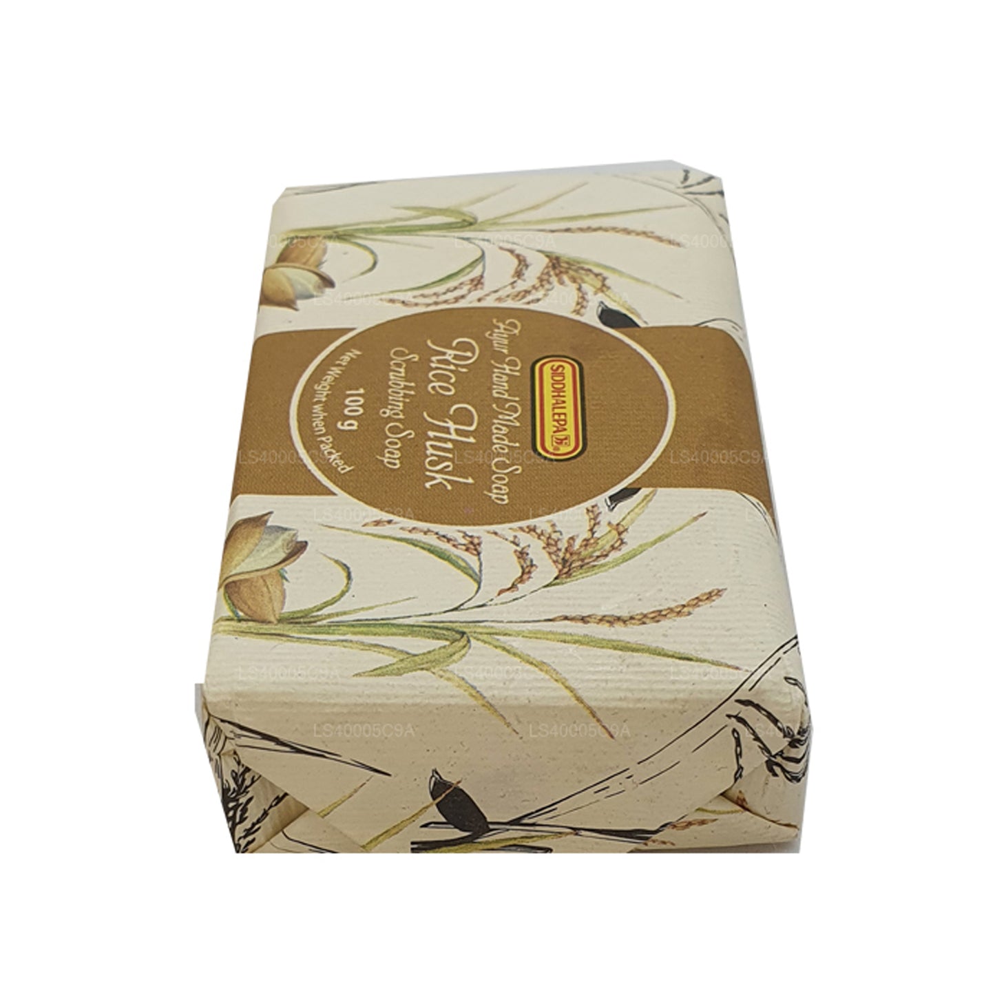 Siddhalepa Ayur handgemachte Reisschalen-Reinigungsseife (100 g)