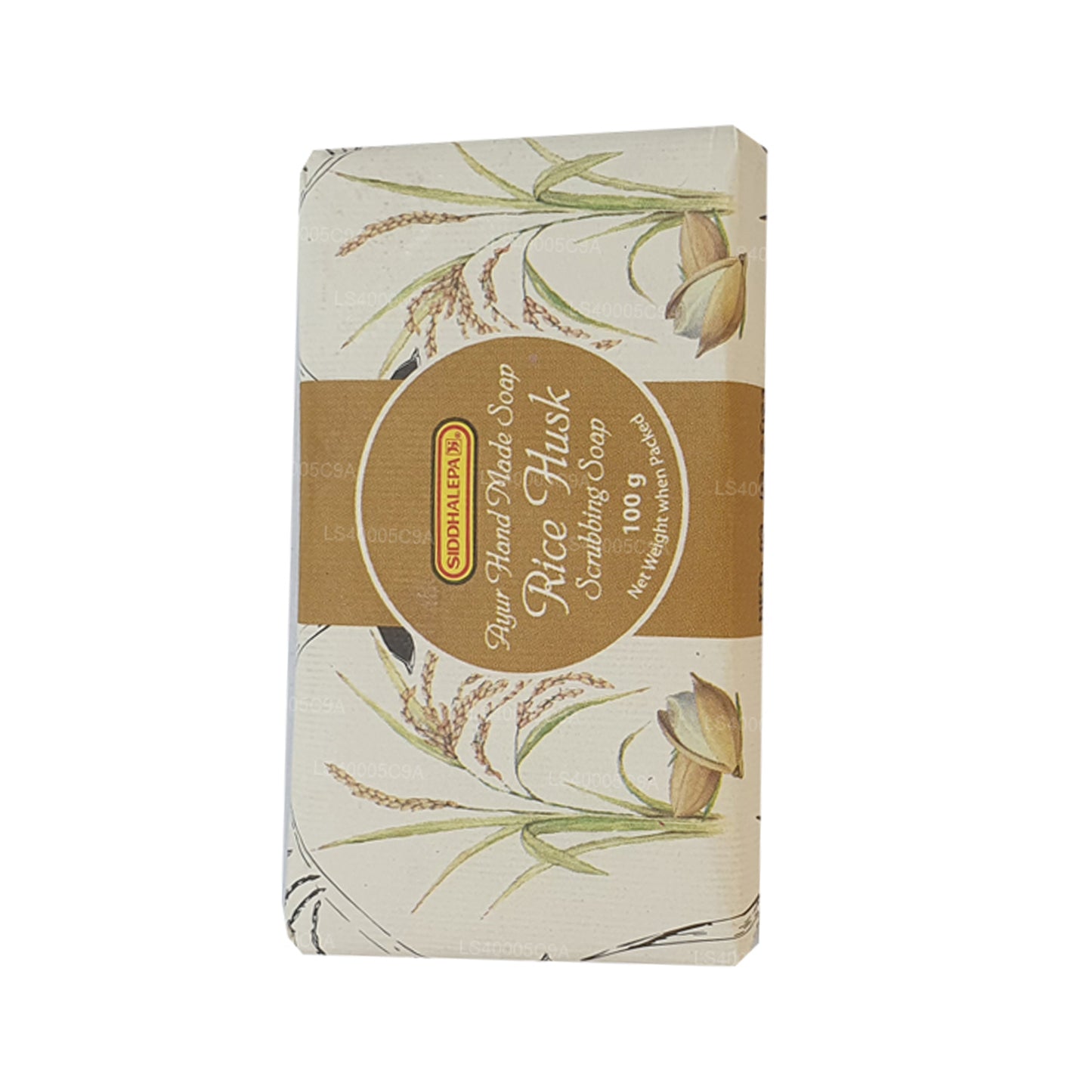 Siddhalepa Ayur handgemachte Reisschalen-Reinigungsseife (100 g)
