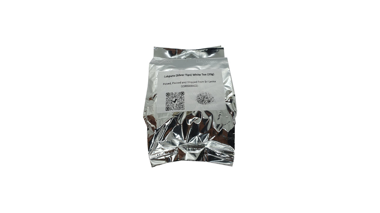 Lakpura White Silver Tips Tee