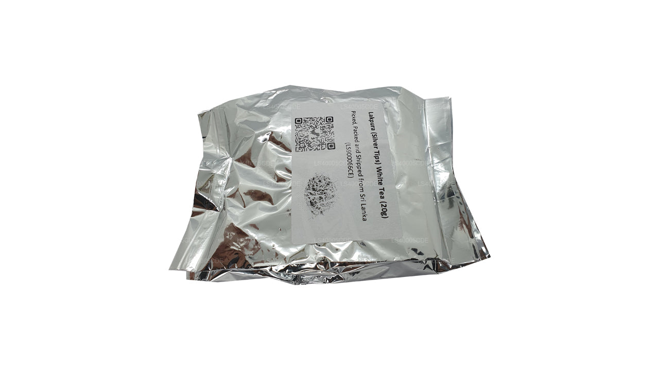 Lakpura White Silver Tips Tee