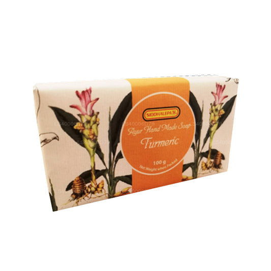 Siddhalepa handgemachte Seife – Kurkuma (100 g)