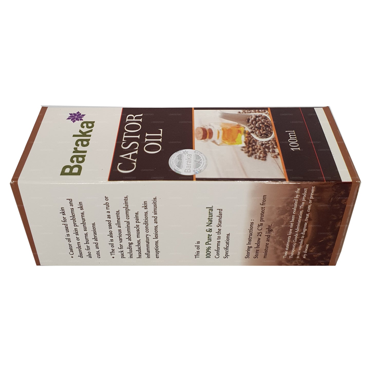 Baraka Rizinusöl (100 ml)