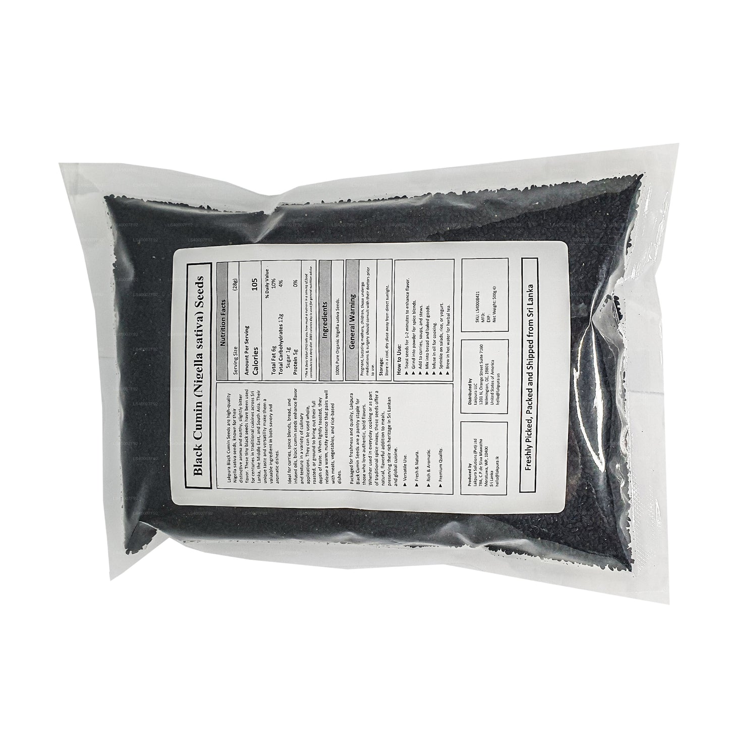 Lakpura Schwarzkümmelsamen (100 g)