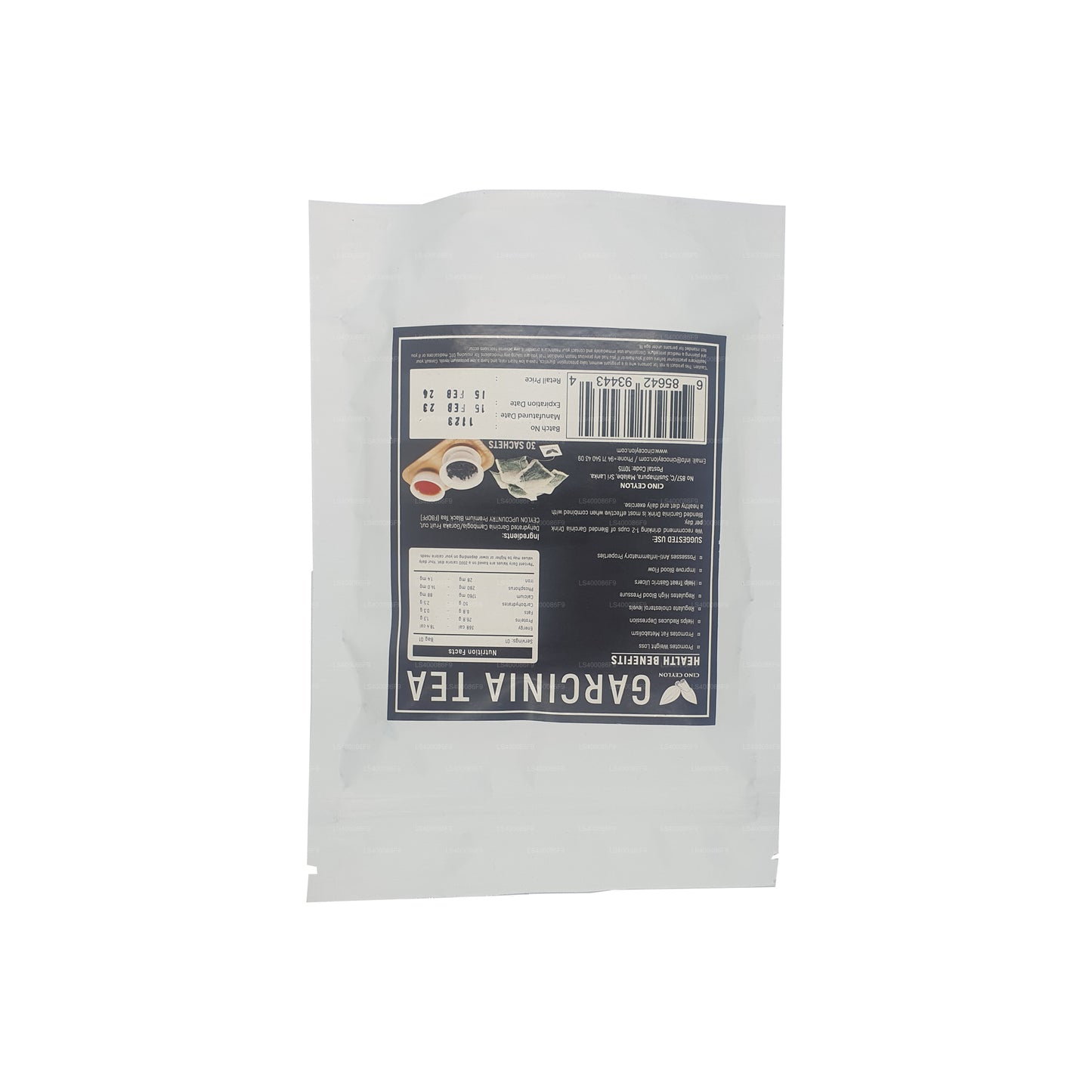Cino Ceylon Garcinia Tee (30 Teebeutel)