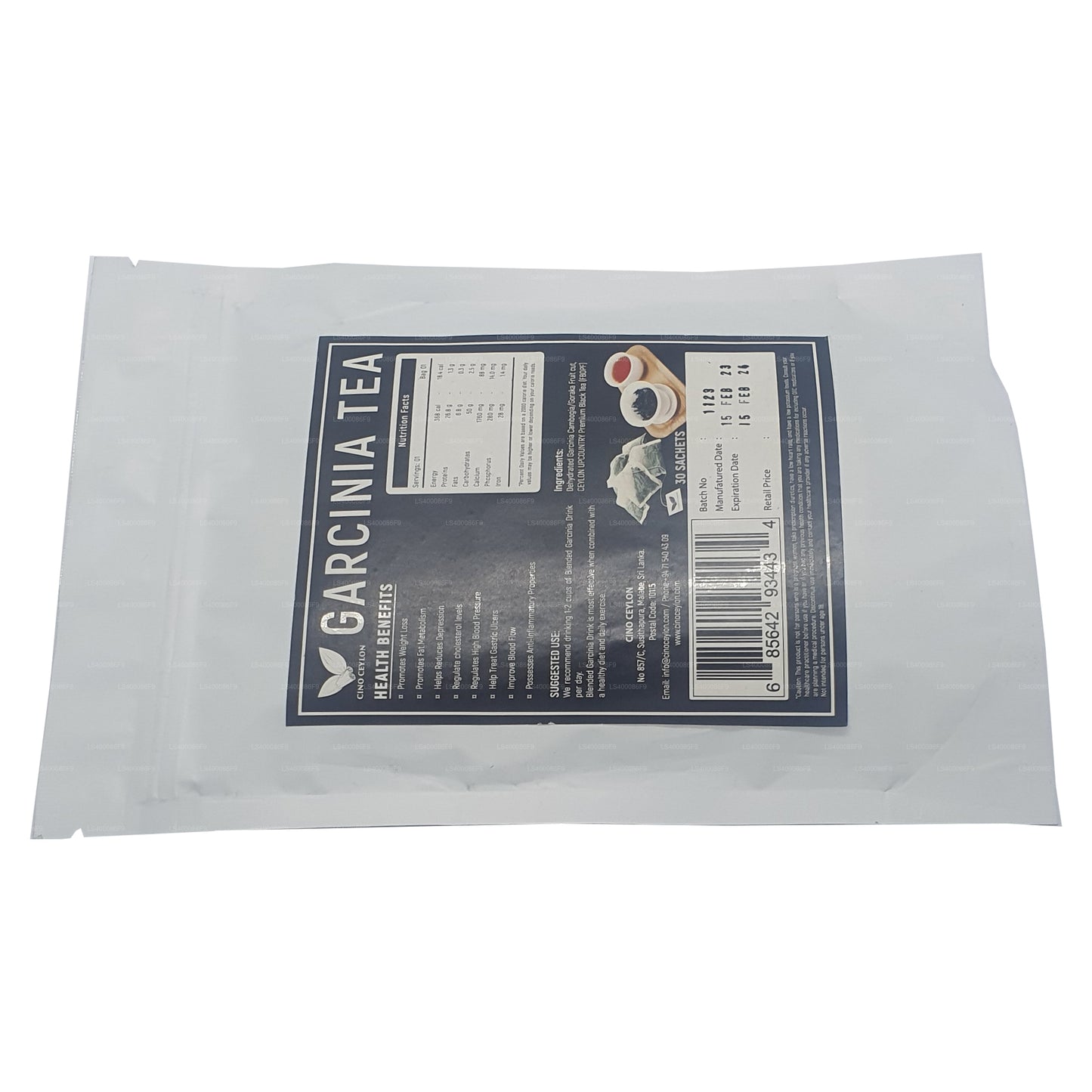 Cino Ceylon Garcinia Tee (30 Teebeutel)