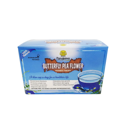 Sethsuwa Pranajeewa Schmetterlingserbsenblüten-Kräutertee (20 Teebeutel)