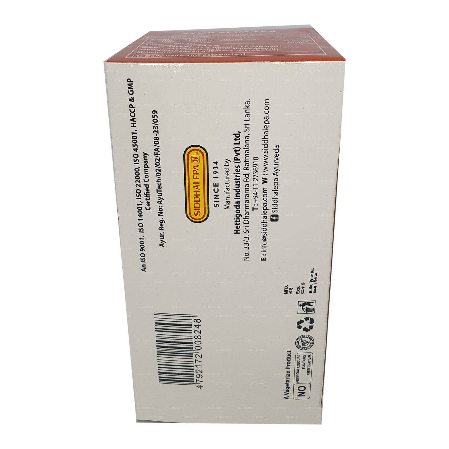 Siddhalepa Ayur Slim Tee (40 g)