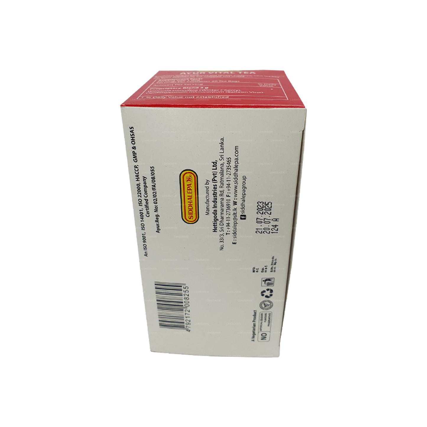 Siddhalepa Ayur Vital Tee (40 g) 20 Teebeutel