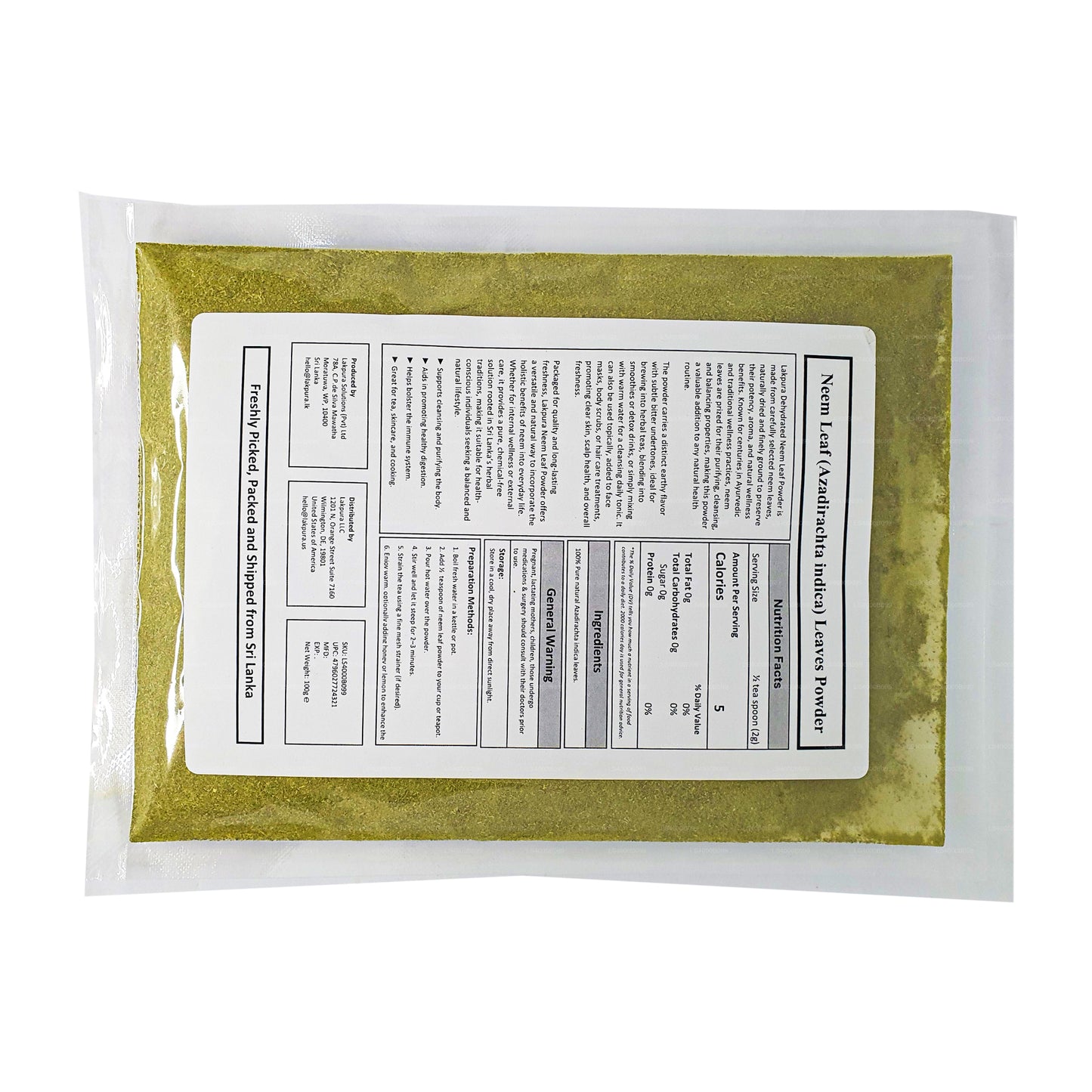 Lakpura Neempulver (100 g)