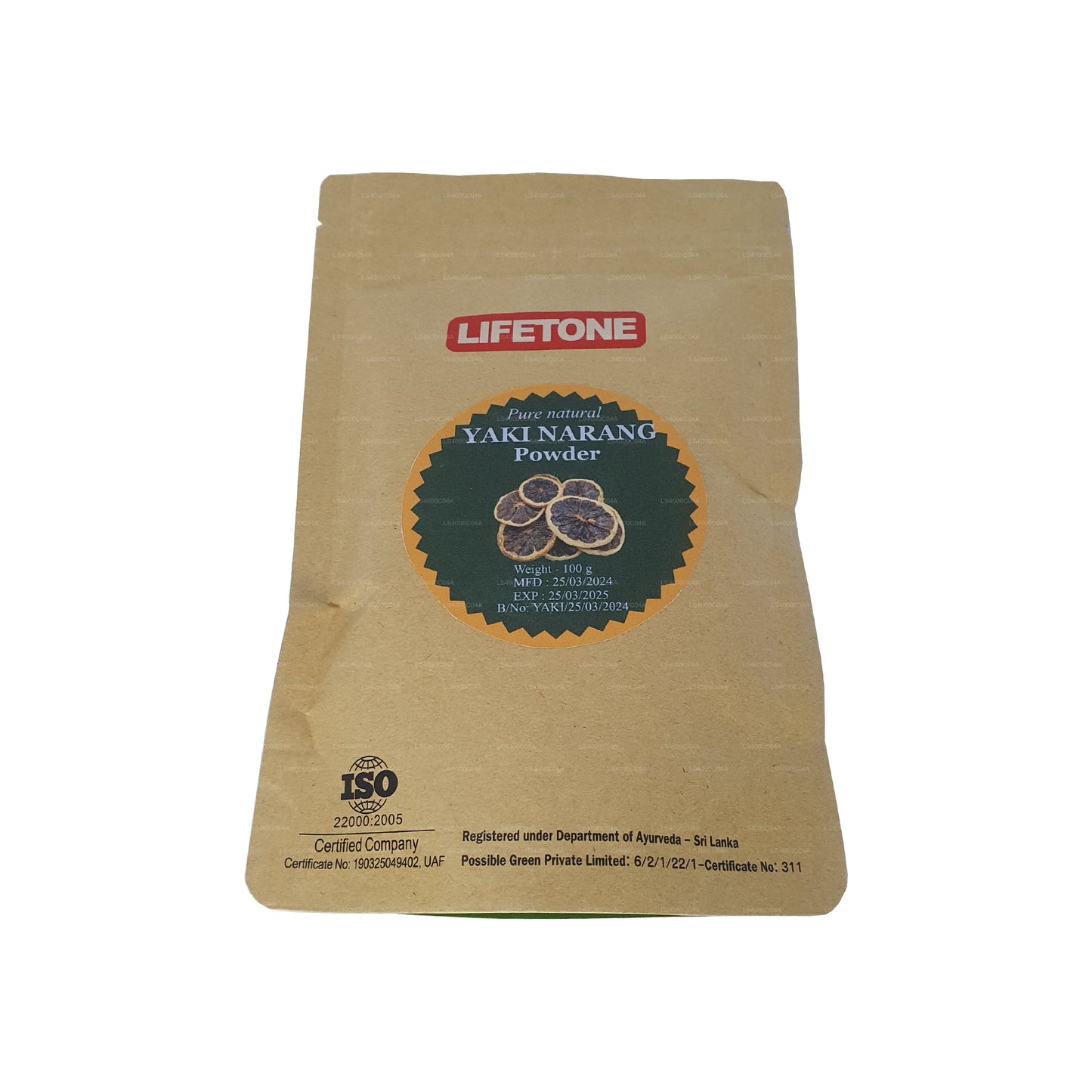 Lifetone Yaki Narang Pulver (100g)