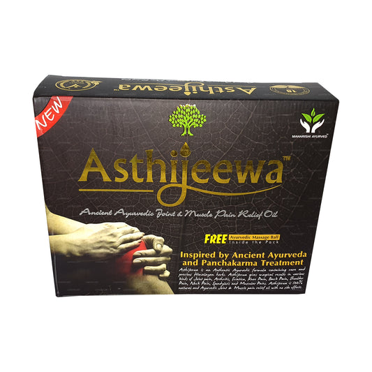 Kaaya Asthijeewa Schmerzlinderung (400 ml) mit Massageballpackung