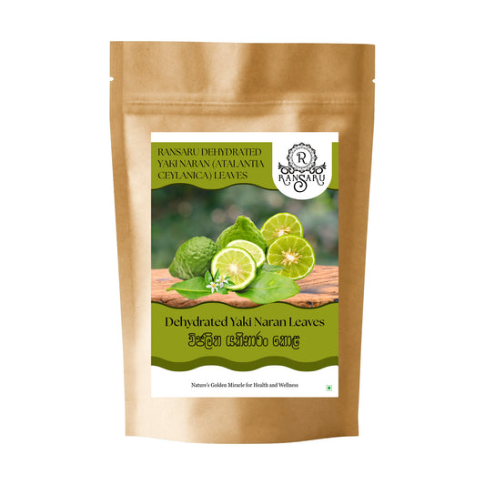 Ransaru Wildcrafted Dehydrated Yaki Naran (Atalantia Ceylanica) Blätterpackung