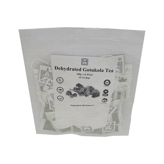 Lakpura Dehydrierte Gotukola-Teebeutel (40 g) 20 Teebeutel